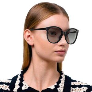 Vogue Women Sunglasses Black Grey Gradient Butterfly VO5509S W44/1156 BRAND NEW